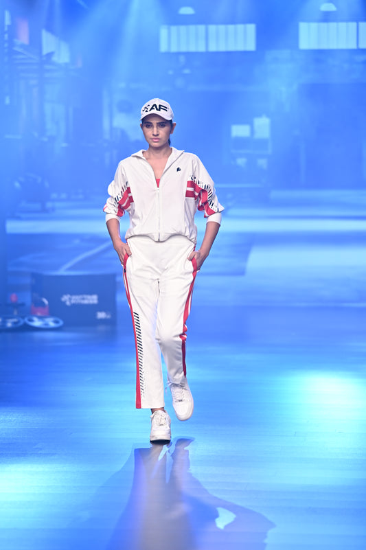 Red Sidetape Co-Ord Set