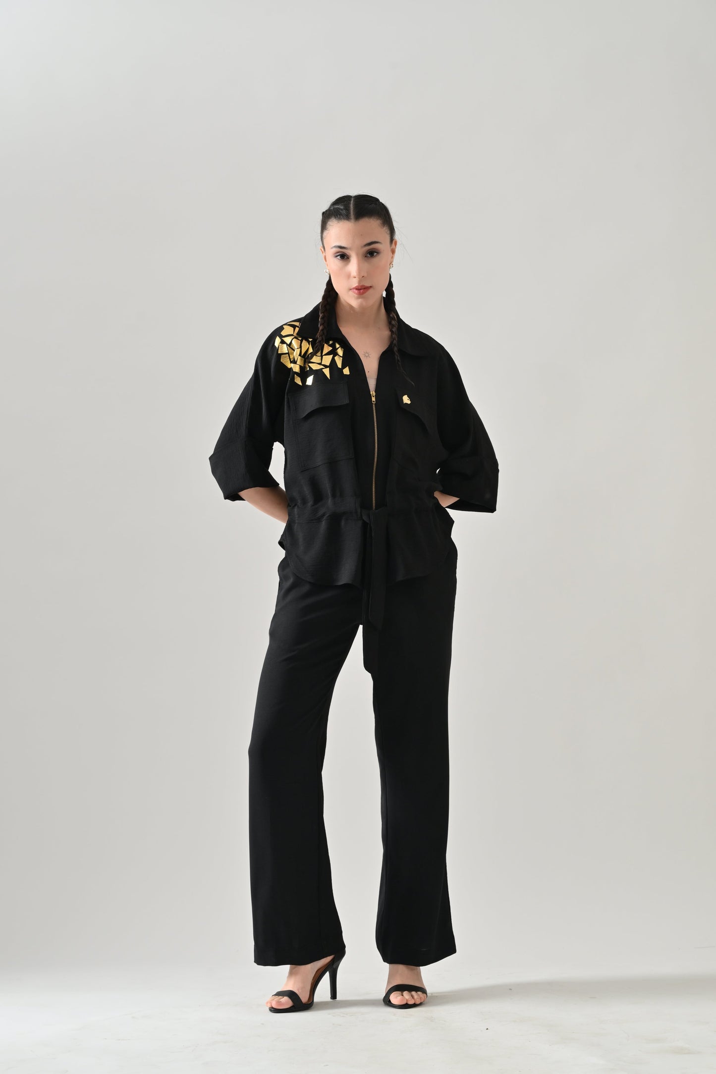 Midnight Metal Co-Ord Set