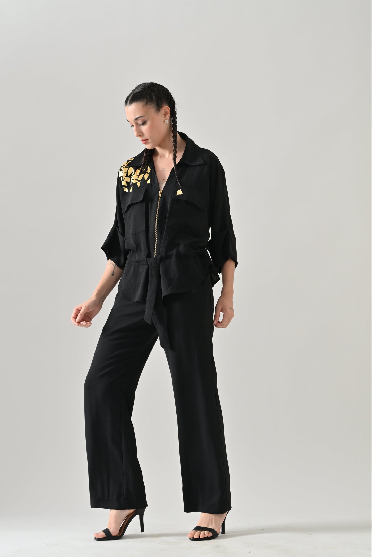 Midnight Metal Co-Ord Set