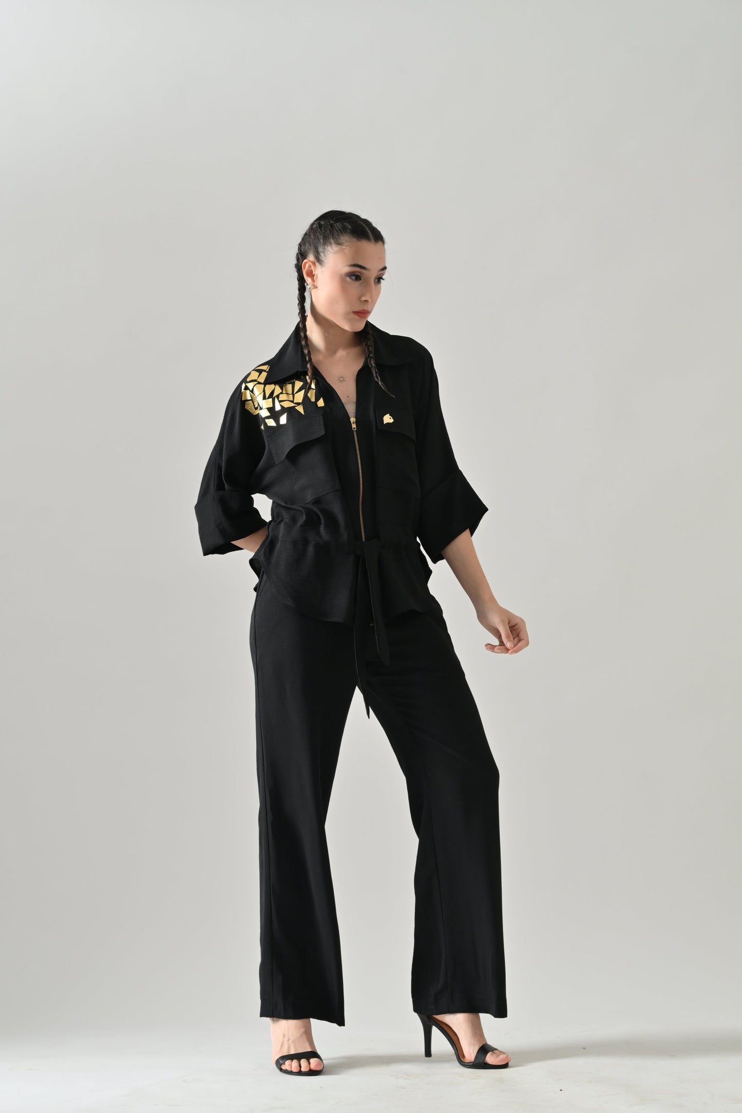 Midnight Metal Co-Ord Set