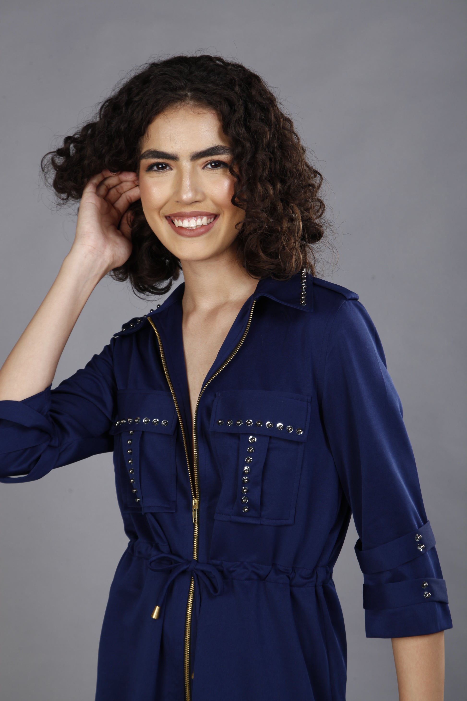 Shop Just Billi, best athleisure wear in India, Blue DressShop Just Billi, best athleisure wear in India, Blue Dress