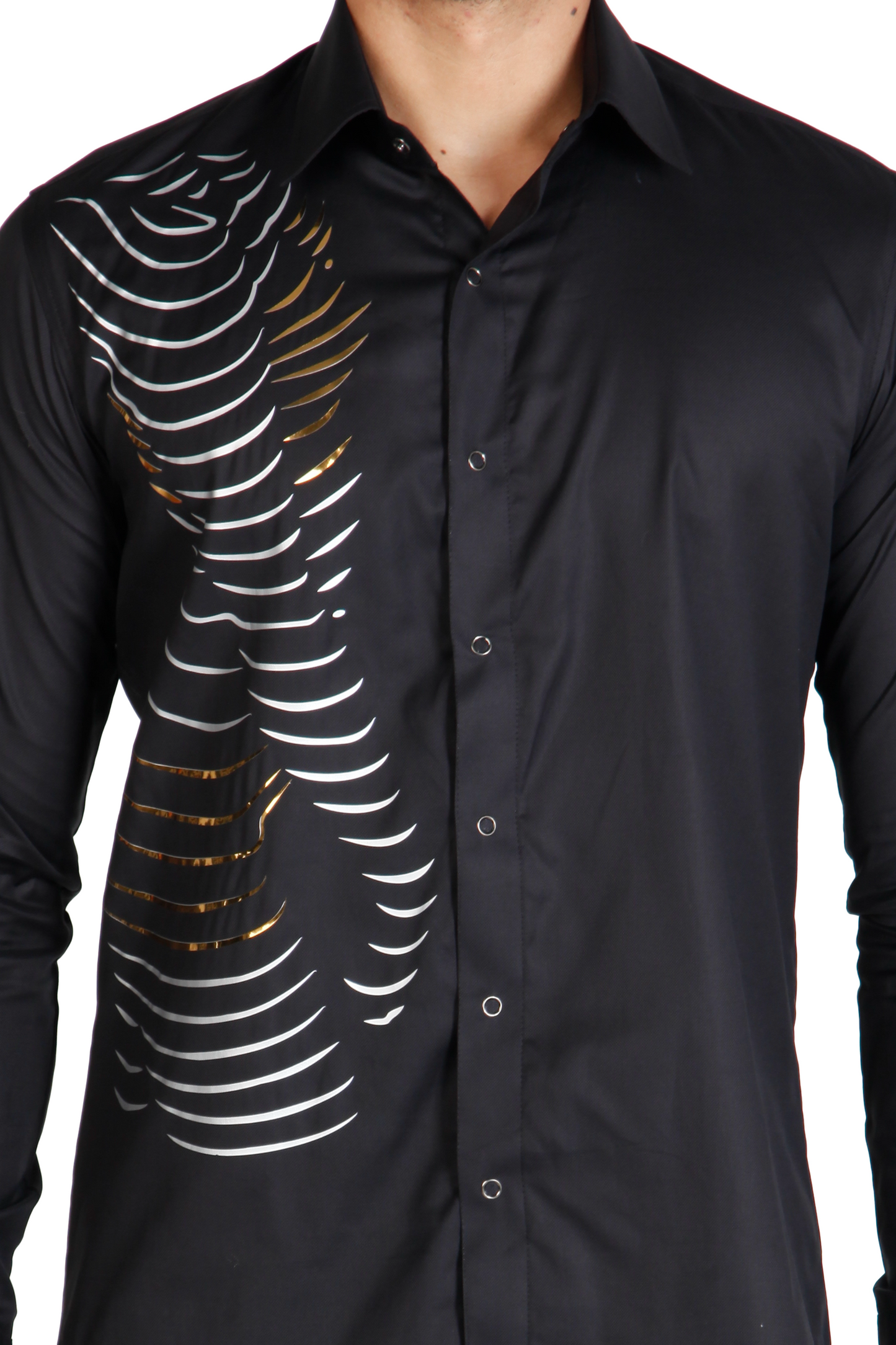 Men's printed cotton shirt, evening wear for men by JUST BILLI