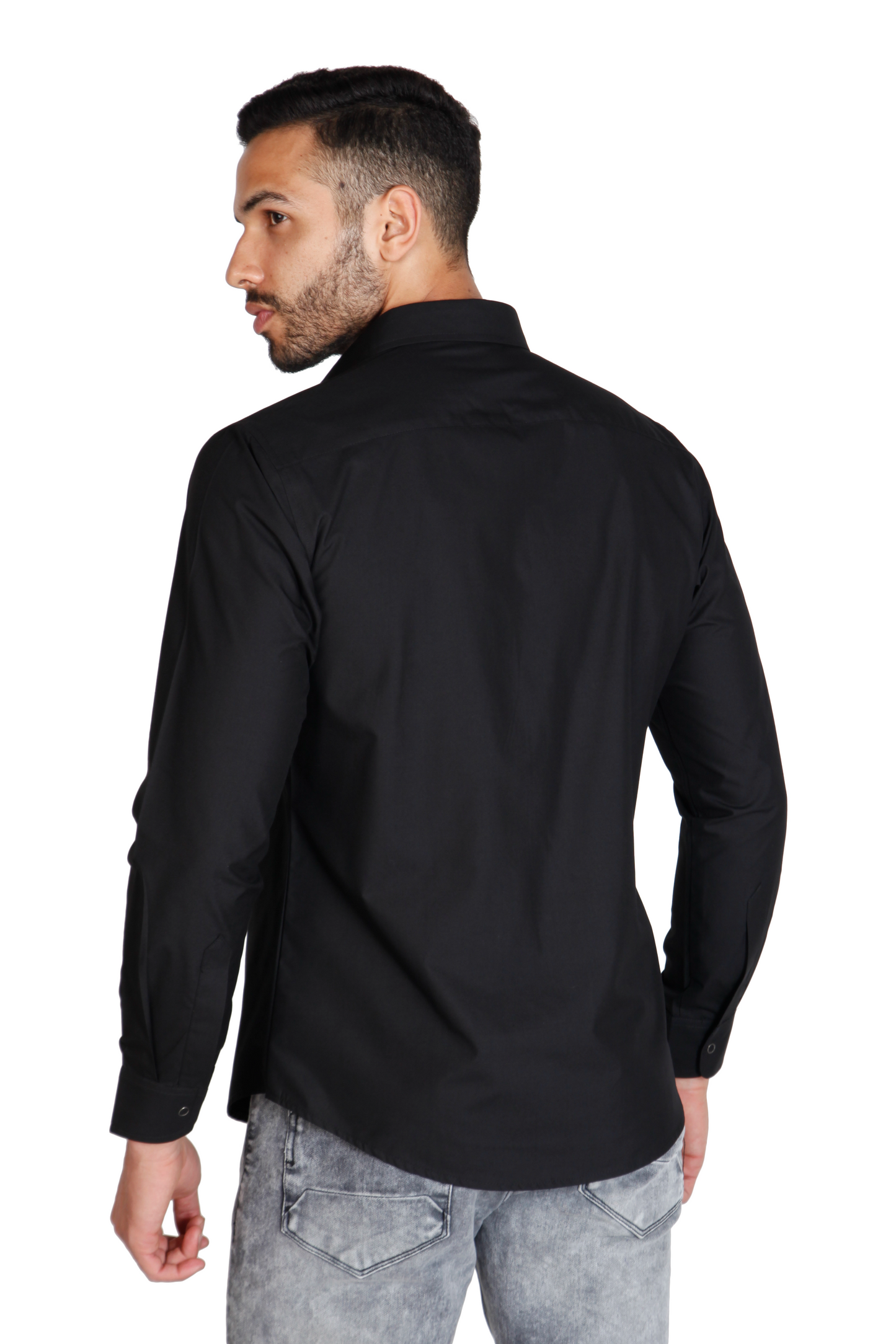 Men's cotton designer shirt by JUST BILLI, luxury athleisure wear online