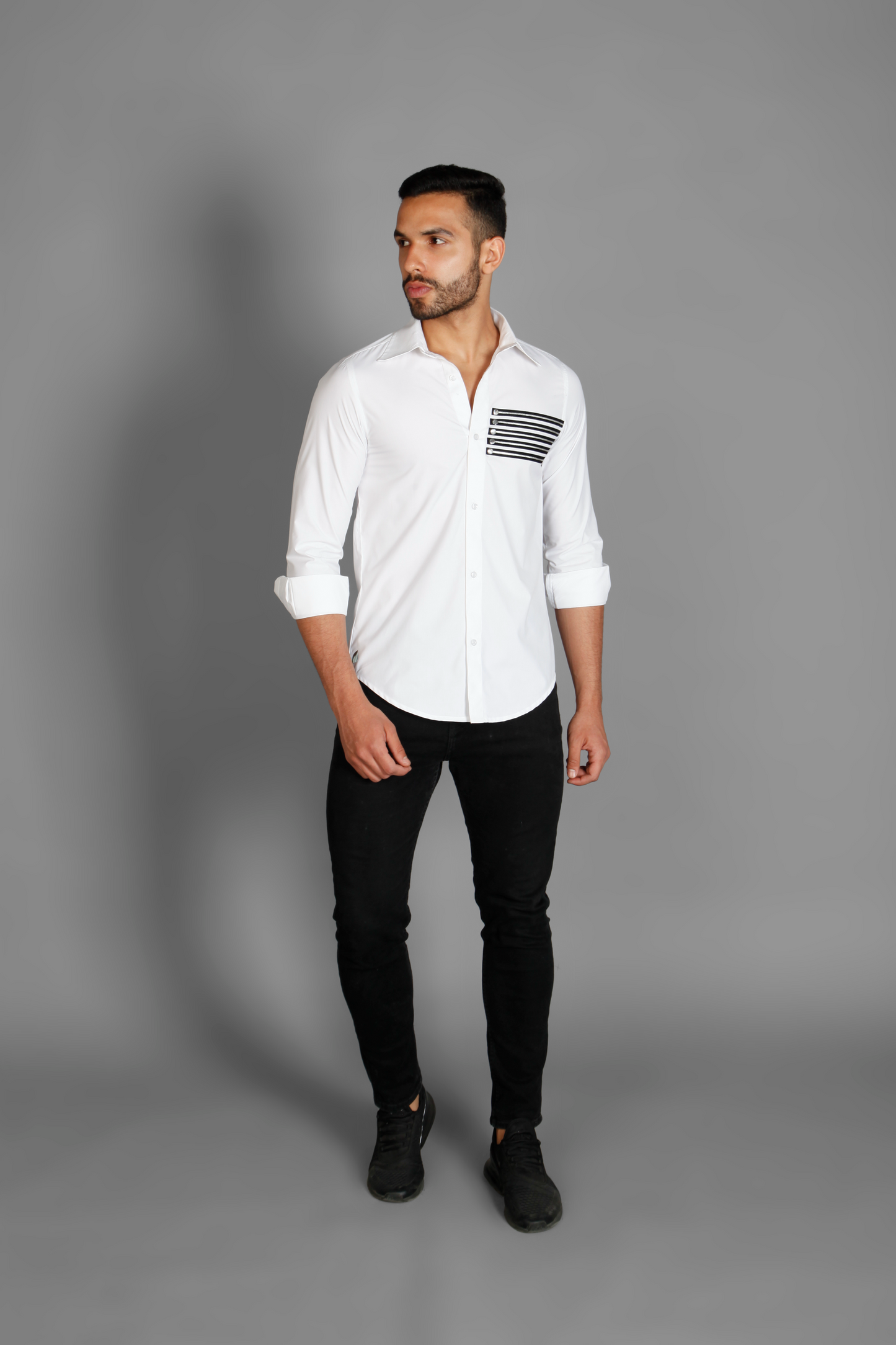 Designer printed cotton men's shirt by Just Billi, Billiman