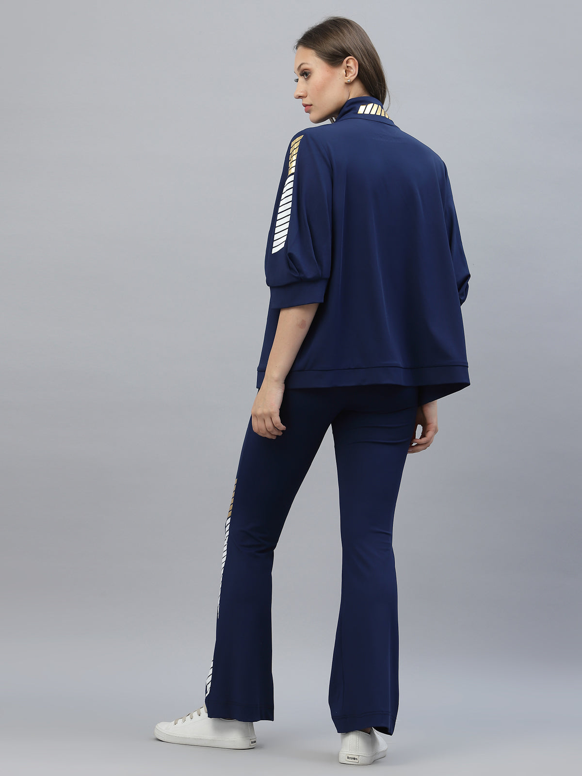 Just Billi designer athleisure wear, smart airport look