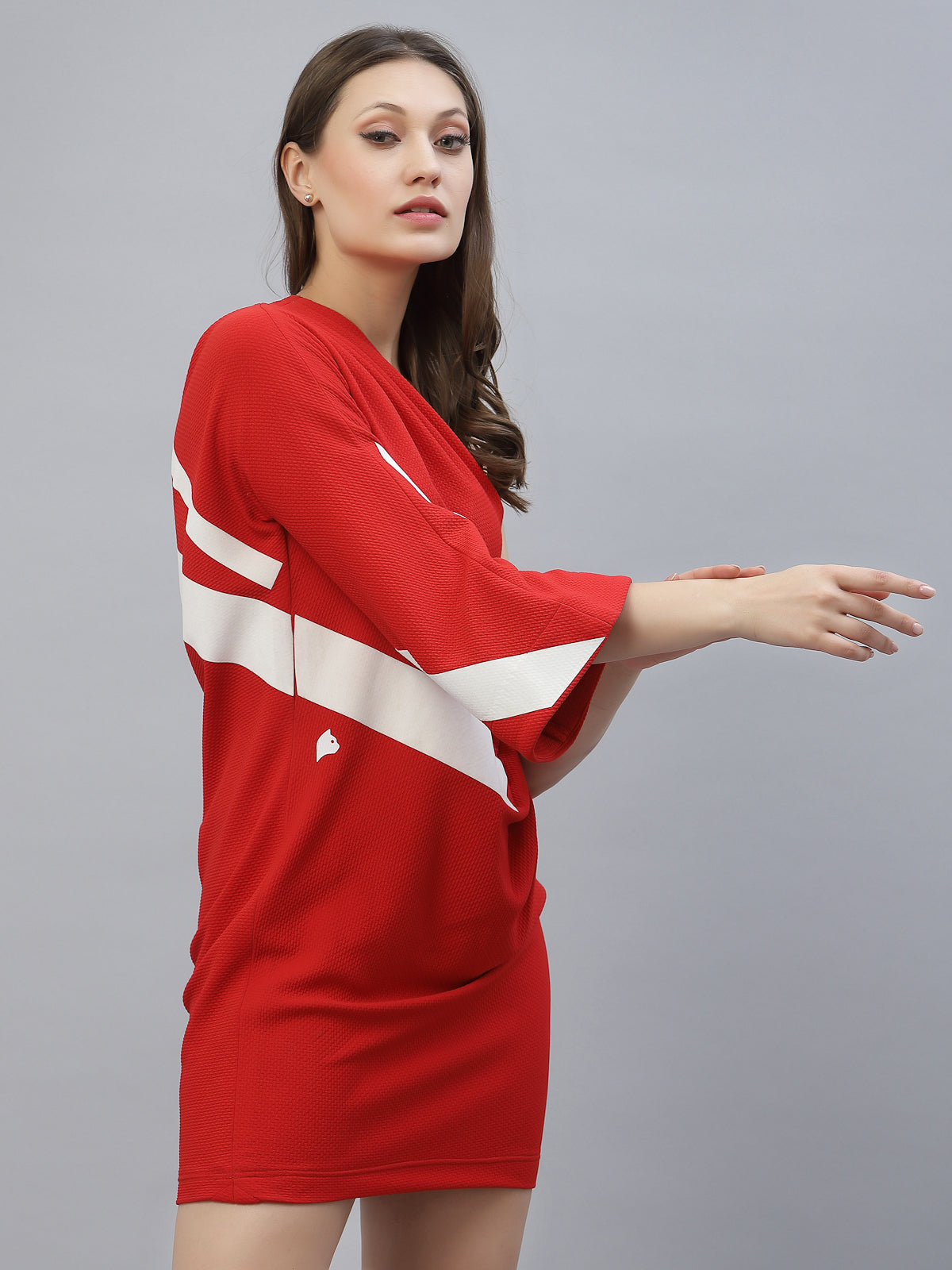 Red One Shoulder Dress By Just Billi, Best athleisure wear online