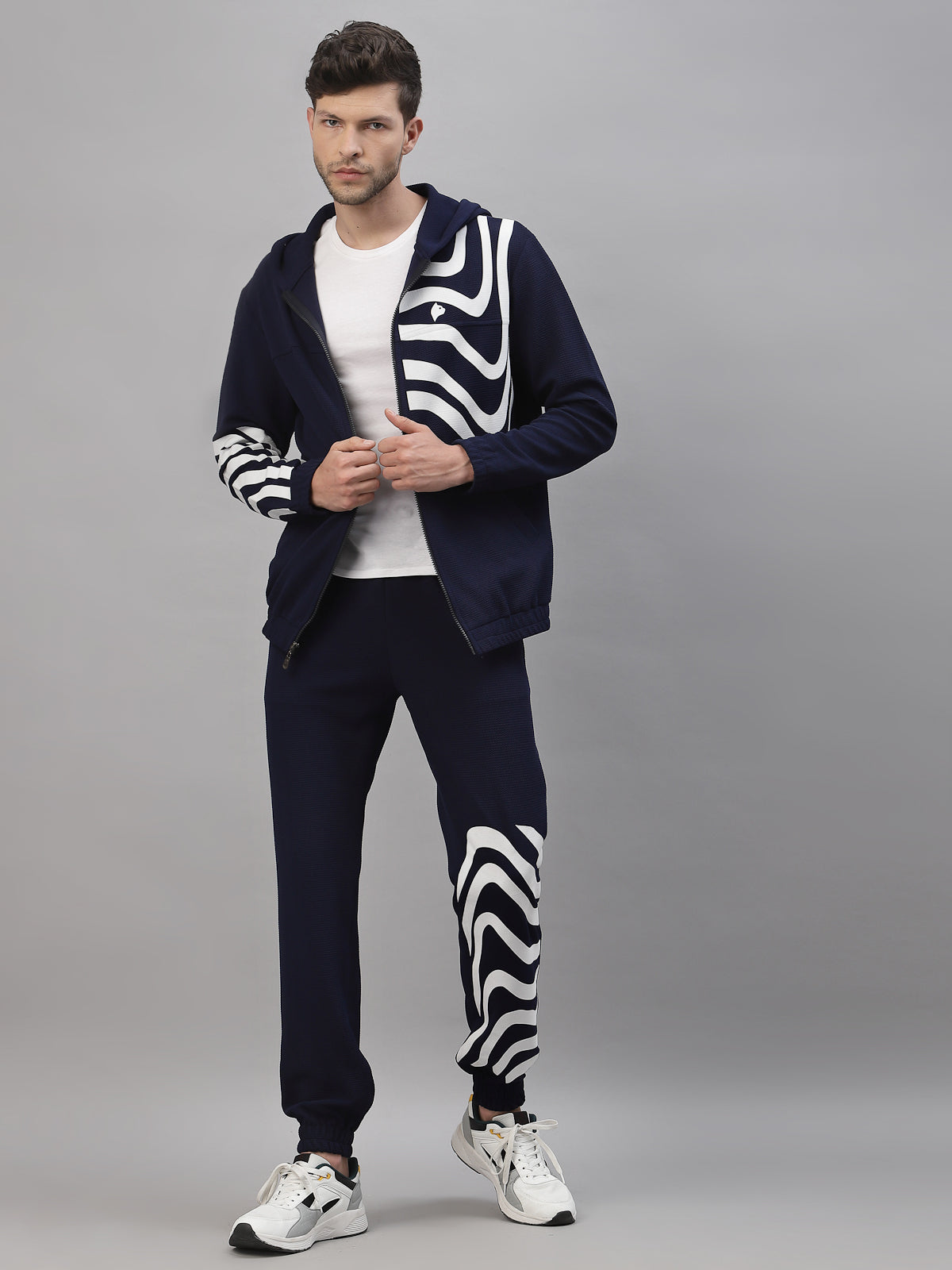 Men's luxury athleisure wear by Just Billi, Shop Just Billi Blue Men's Co-ord set