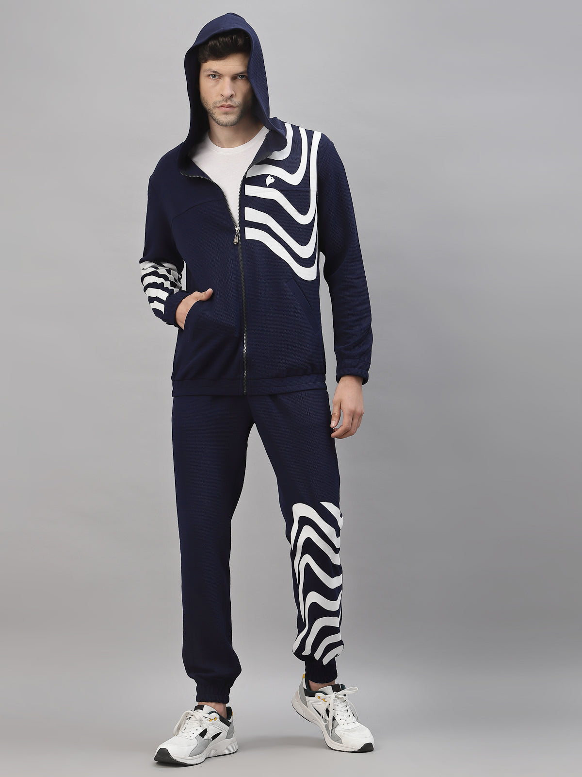 Men's luxury athleisure wear by Just Billi, Shop Just Billi Blue Men's Co-ord set