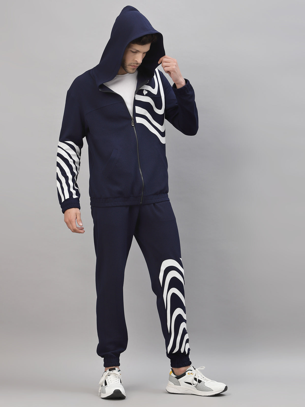 Men's luxury athleisure wear by Just Billi, Shop Just Billi Blue Men's Co-ord set