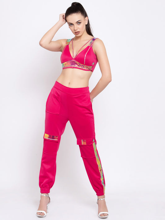 Pink Tracks & Bralette