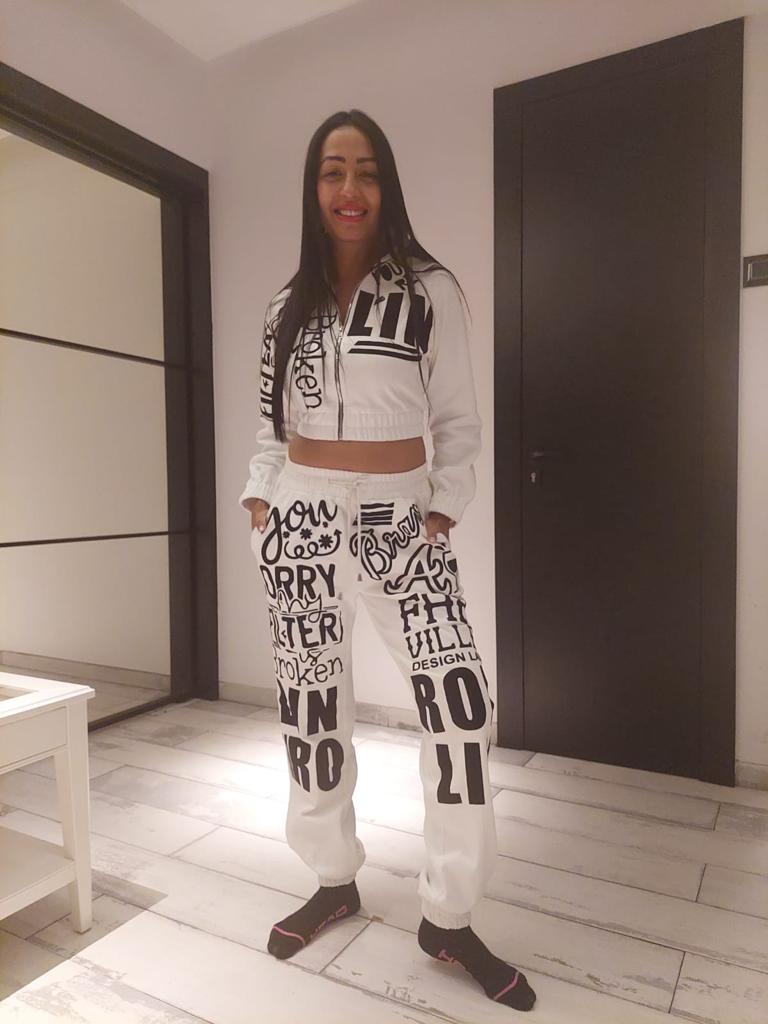 Best Designer Athleisure Wear, Black hoodie set JUST BILLI