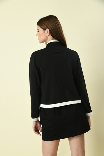 Noir Skirt Set