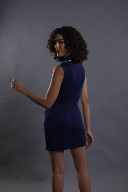 Blue Parisian Dress