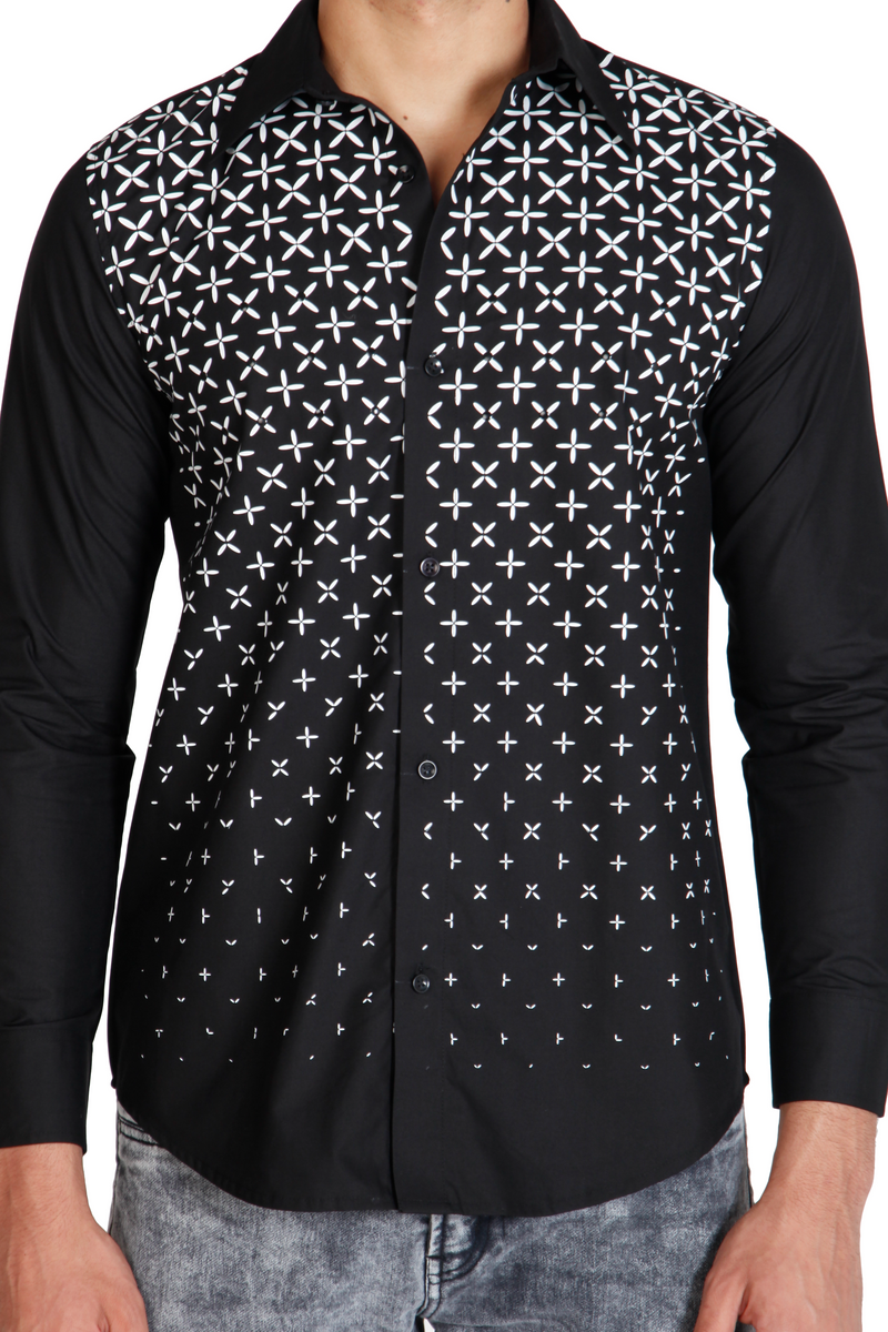 Men's printed cotton shirt by JUST BILLI