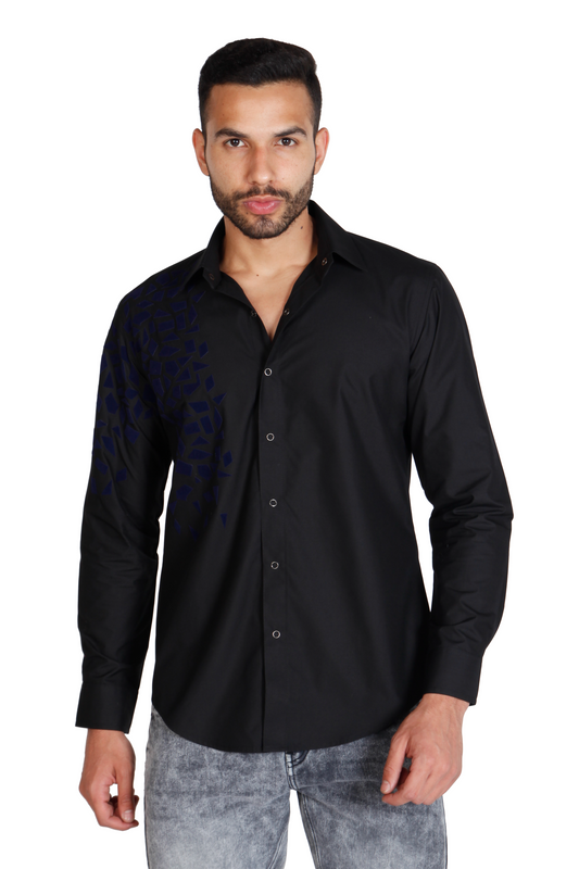 Designer Men's pure cotton printed shirt by Just Billi, Billiman