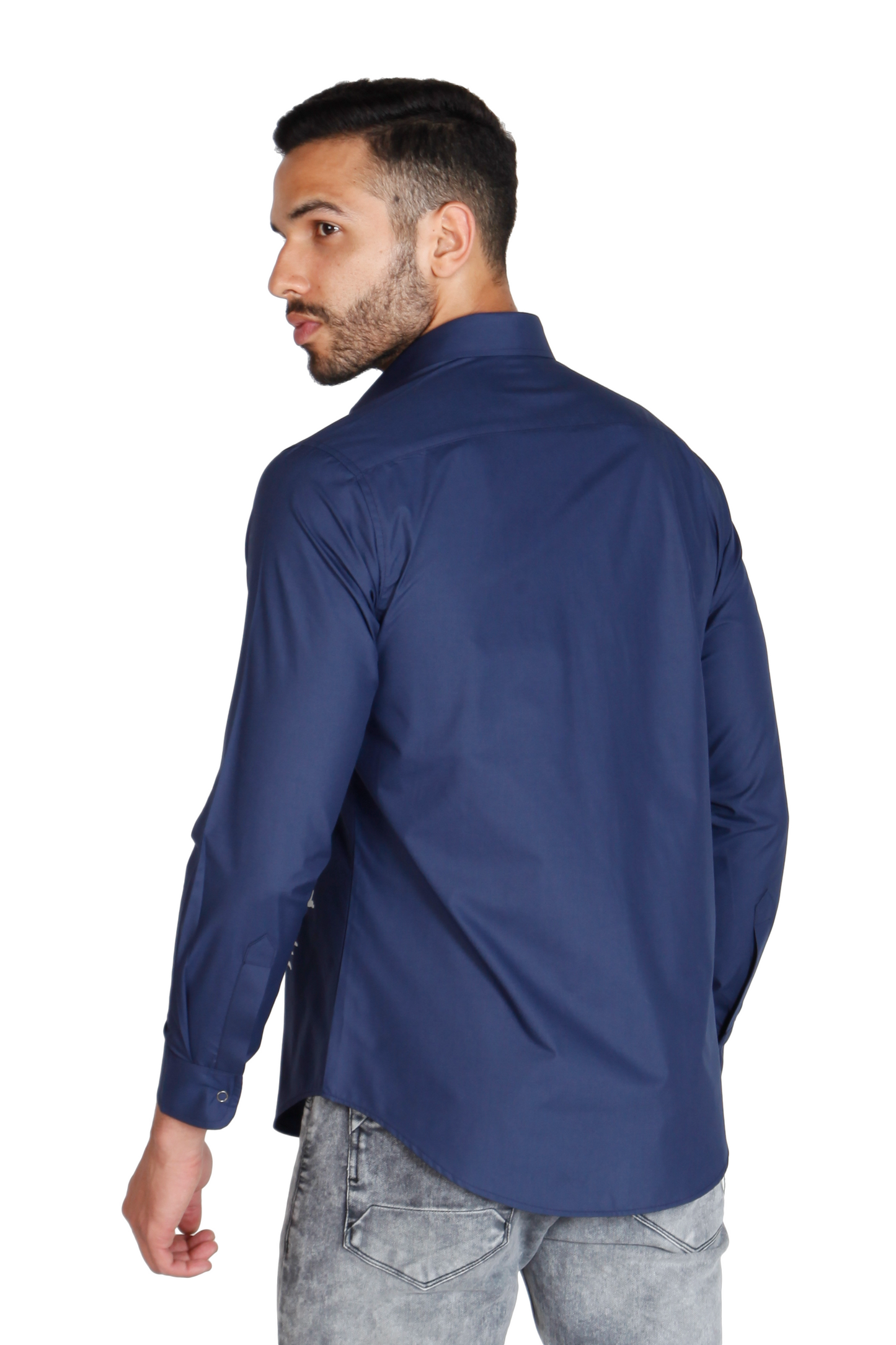 Men's cotton designer shirt by JUST BILLI, luxury athleisure wear online