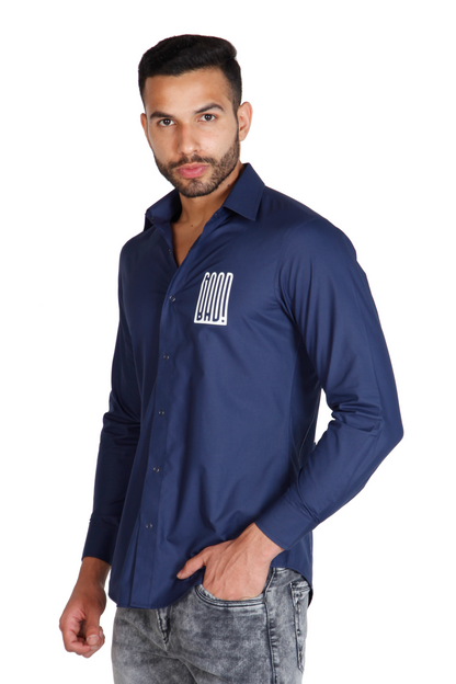 Fun printed pure cotton men's shirt by Just Billi, billiman