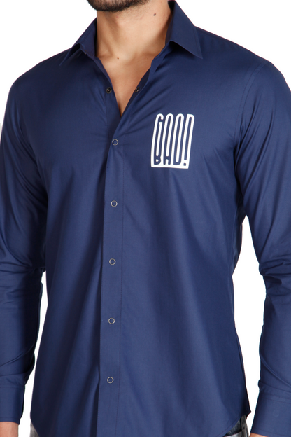 Fun printed pure cotton men's shirt by Just Billi, billiman