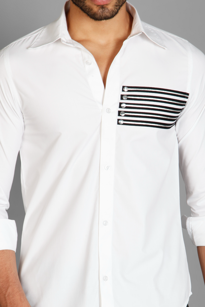 Designer printed cotton men's shirt by Just Billi, Billiman
