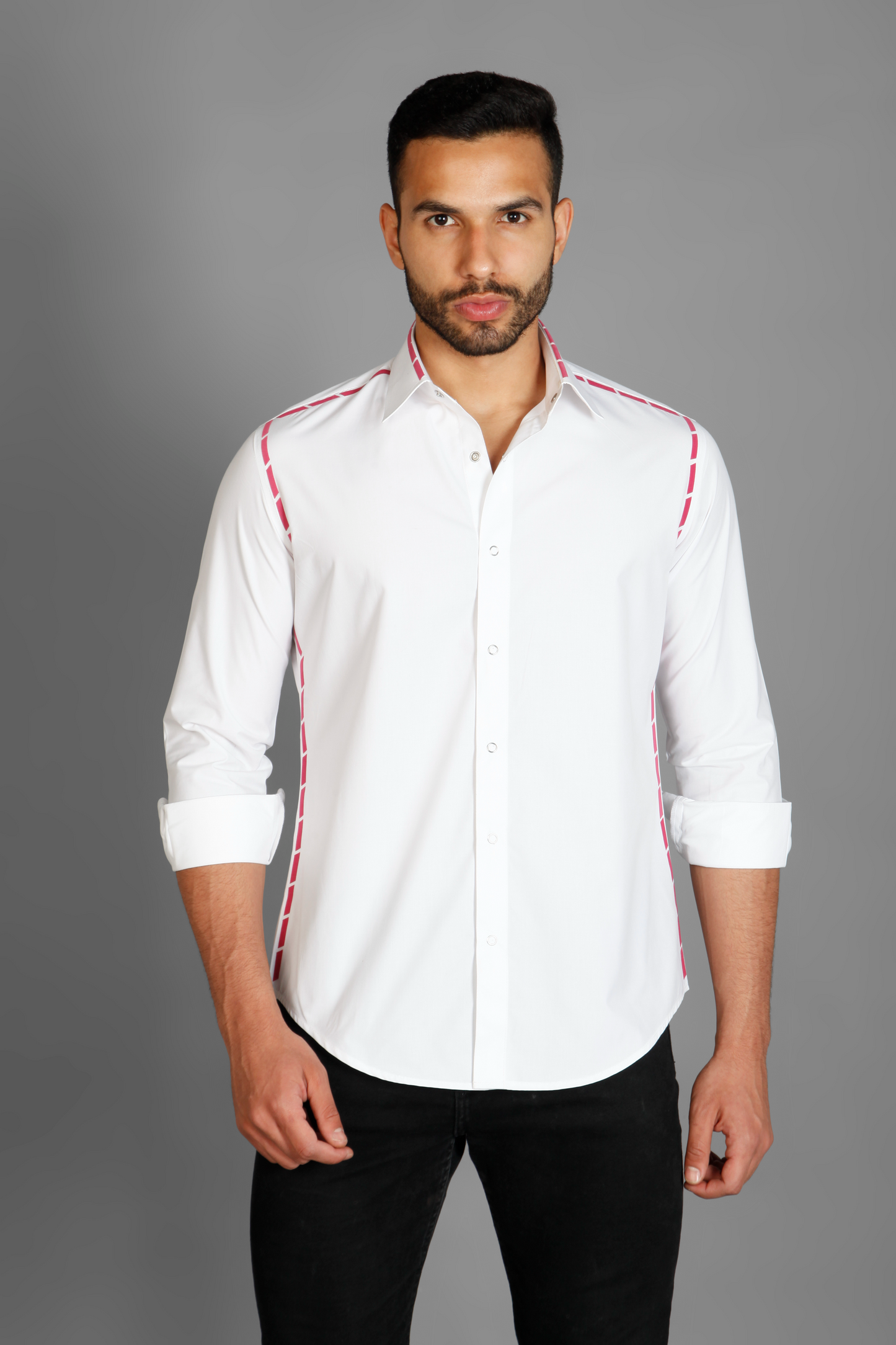 Stylish pure cotton designer men's shirt by Just Billi