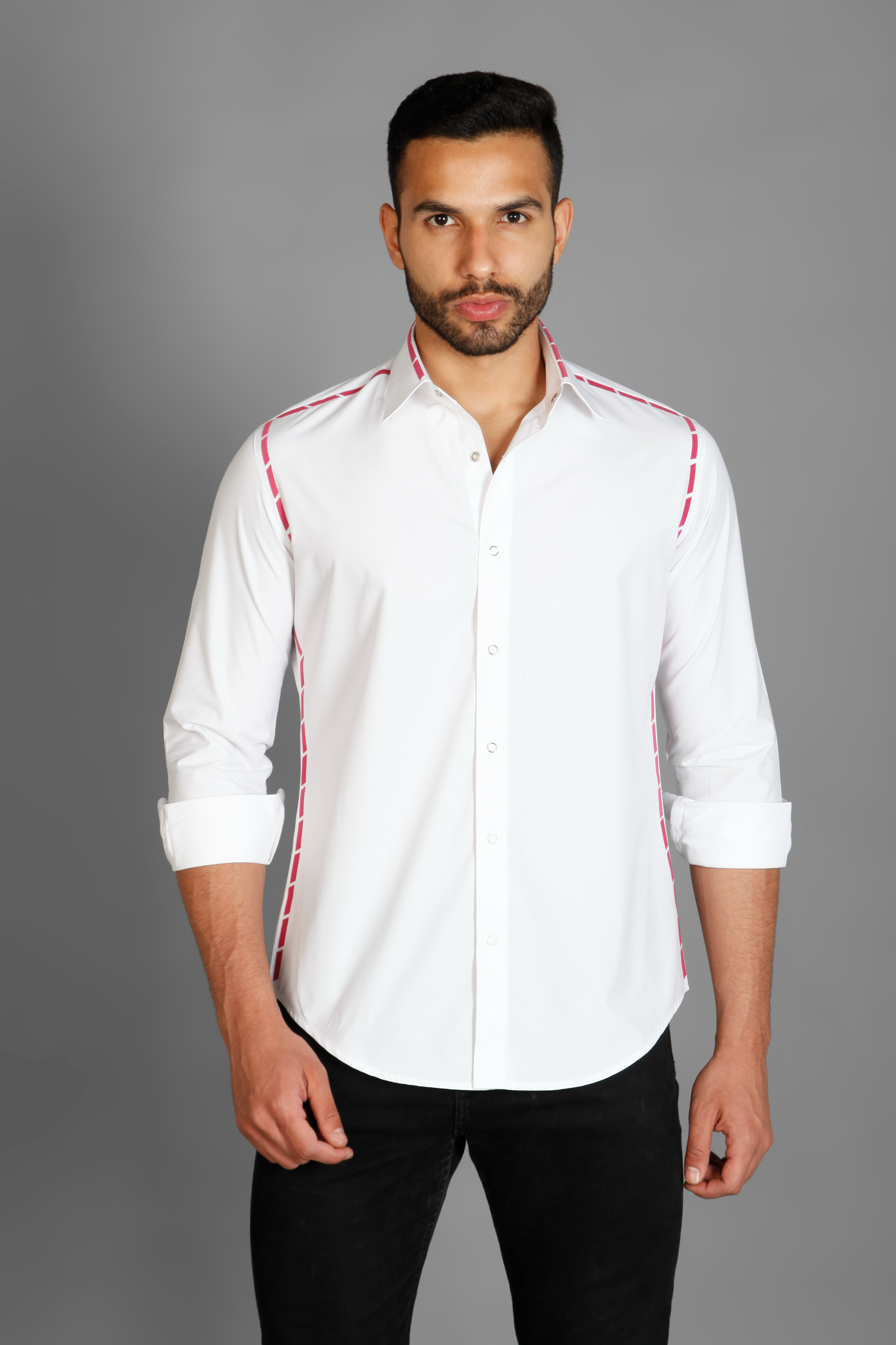 Stylish pure cotton designer men's shirt by Just Billi