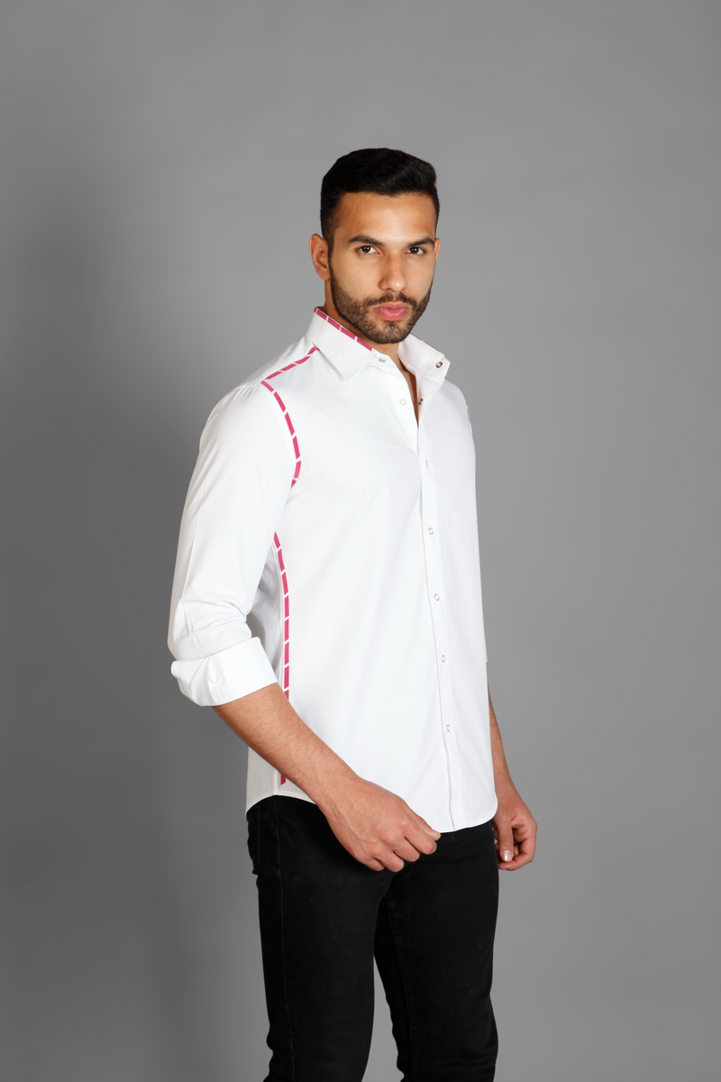 Stylish pure cotton designer men's shirt by Just Billi