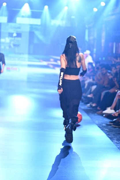 Bold Black Cargo Pants
