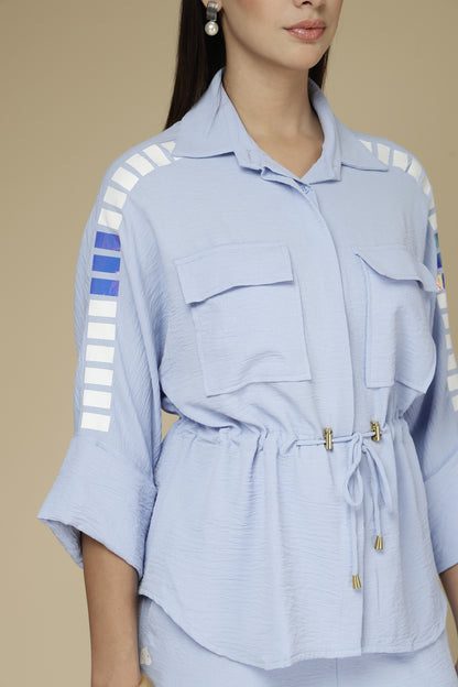 Billi Powder Blue Utility Coord