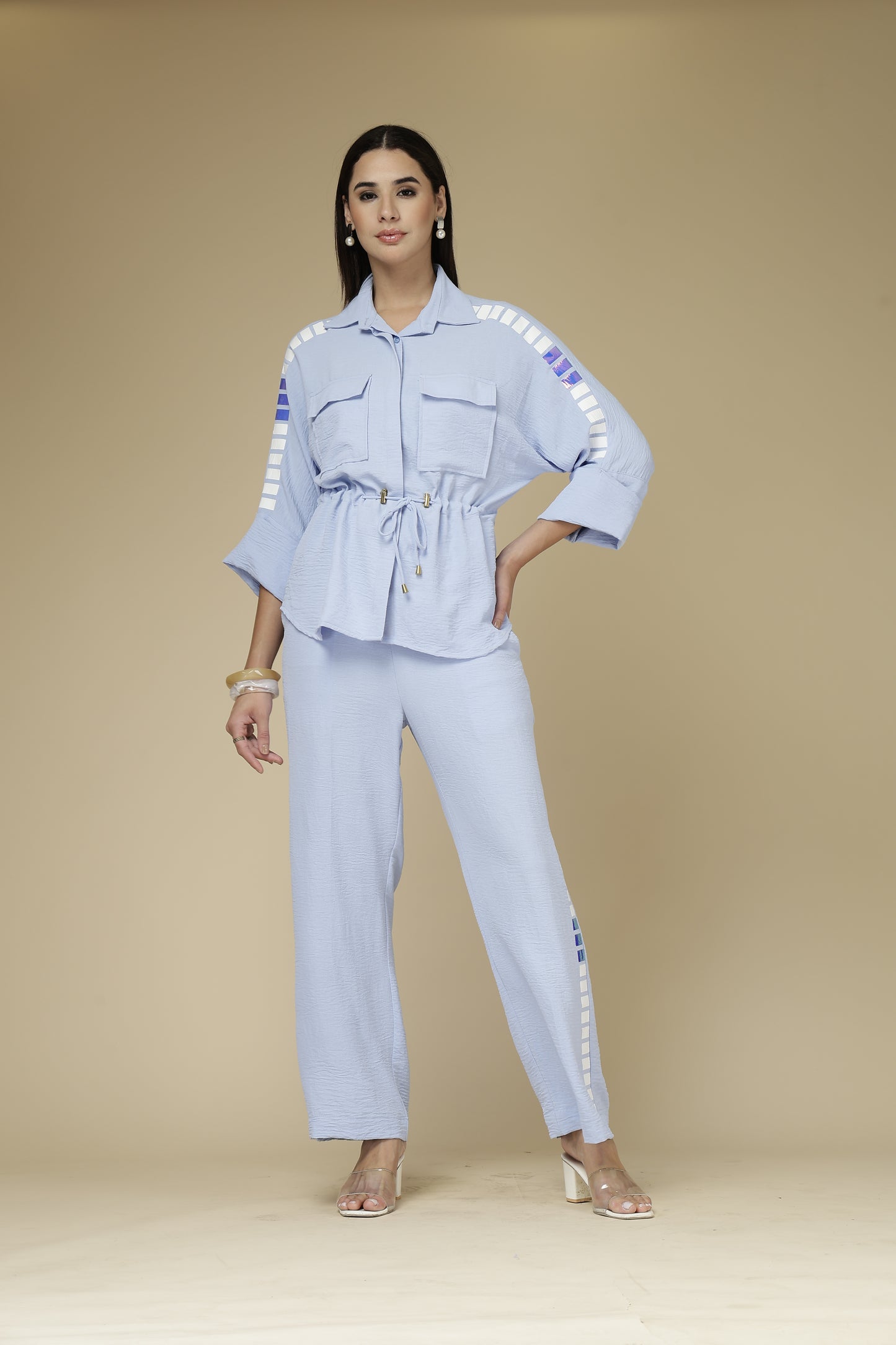 Billi Powder Blue Utility Coord