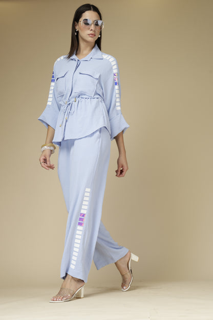 Billi Powder Blue Utility Coord