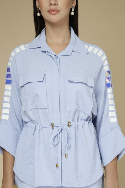 Billi Powder Blue Utility Coord