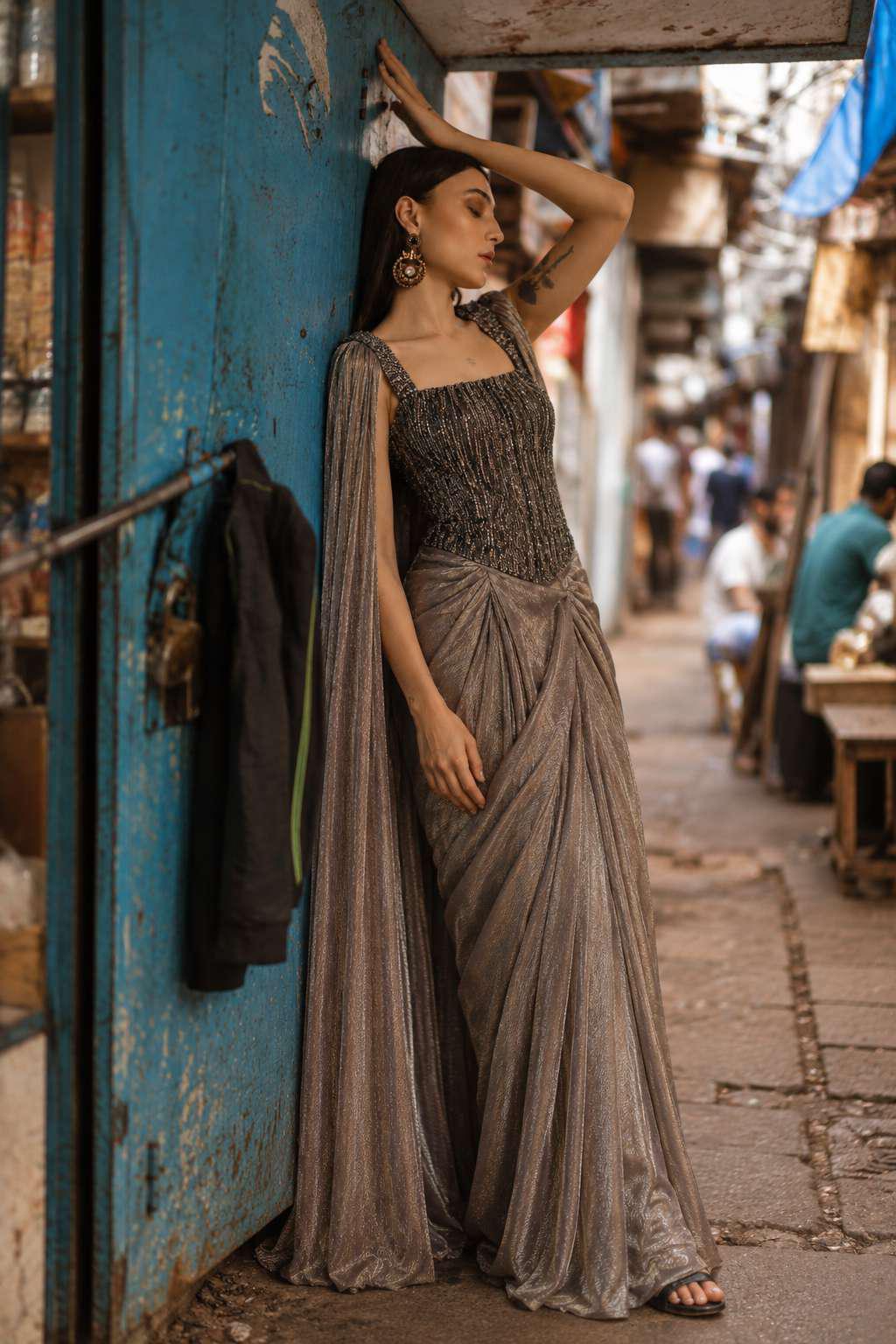 Dhuaan Cape Drape Set