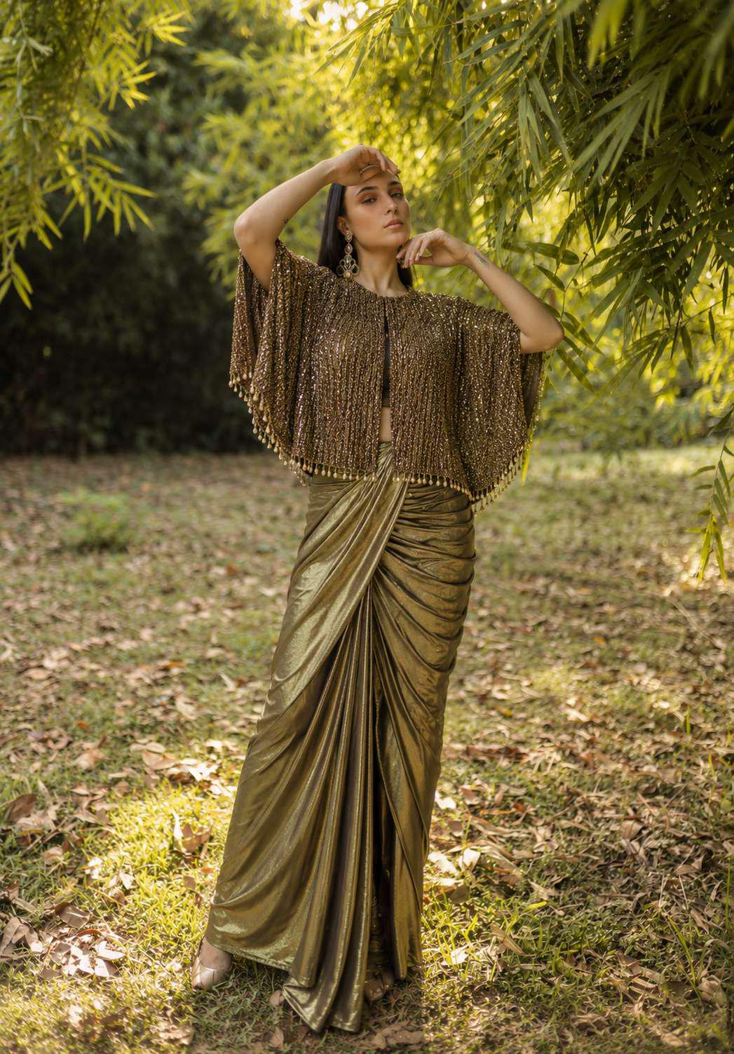 Sunehri Dhoop Drape Set