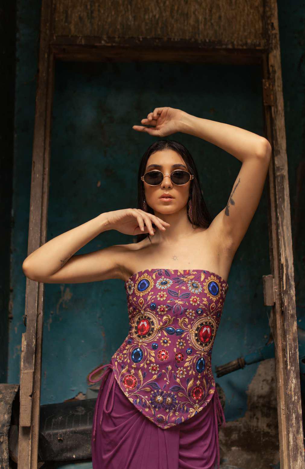Gulabo Corset Drape Set
