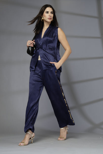 Midnight Satin Set