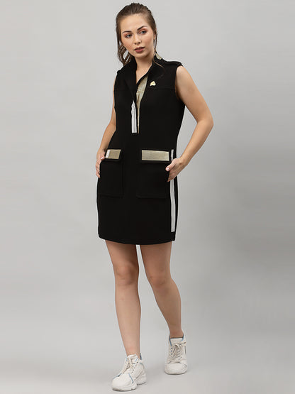 Just Billi's classy take on Little Black Dress for luxury athleisure wear