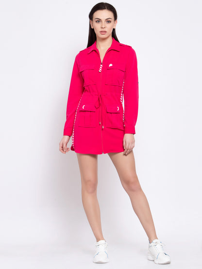 Designer Shirt Dress By Just Billi, Luxury athleisure wear, party dress 